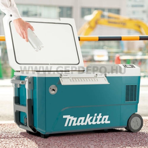 Makita CW002GZ akkus hűtő és melegentartó láda 50L XGT 40V max 18V LXT (12V/24V 230V)