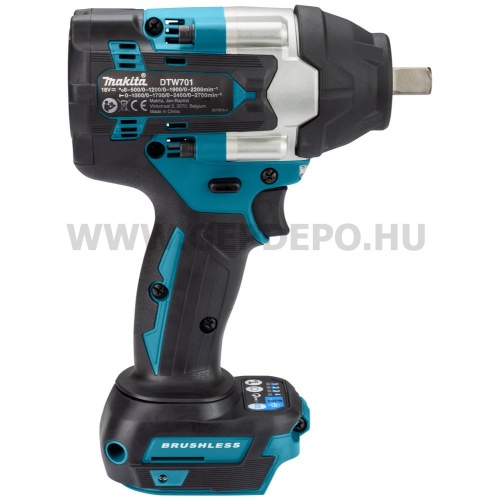 Makita DTW701Z akkus ütvecsavarbehajtó géptest 18V LXT BL XPT MakPac kofferben