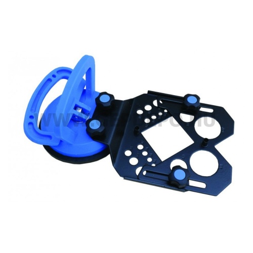 Bautool fúrósablon állítható, profi, vákumos rögzítéssel 4-87 mm