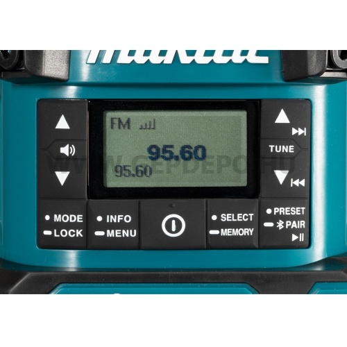 Makita MR009GZ akkus rádió és lámpa 2in1 Bluetooth 40V max XGT XPT DAB/DAB+