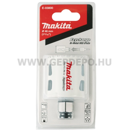 Makita bimetál körkivágó 46mm EZYCHANGE