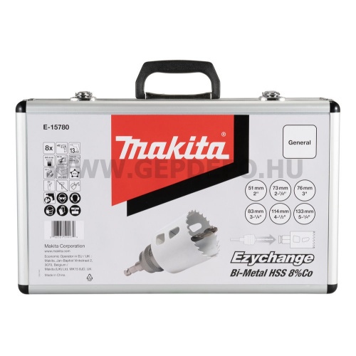 Makita bimetál körkivágókészlet 51,73,76,83,114,133mm EZYCHANGE