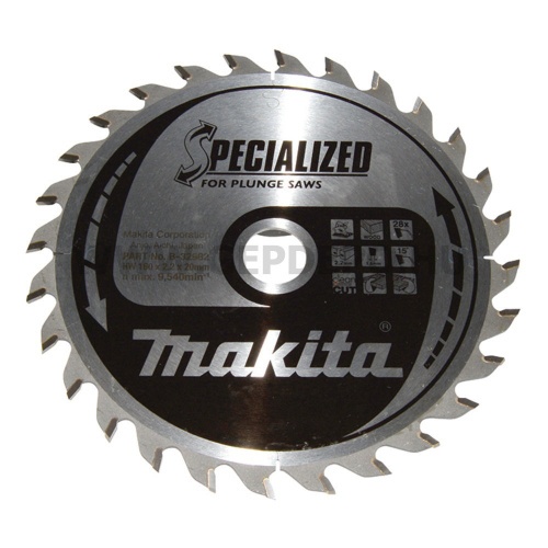 Makita Specialized körfűrészlap 160mm f:20 Z28