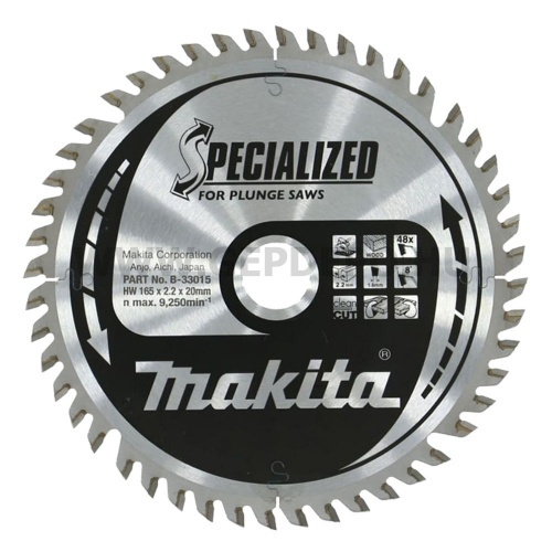 Makita Specialized körfűrészlap 165mm f:20 Z48