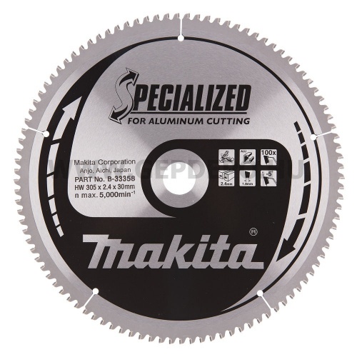 Makita Specialized körfűrészlap ALU vágó 305mm f:30 Z100