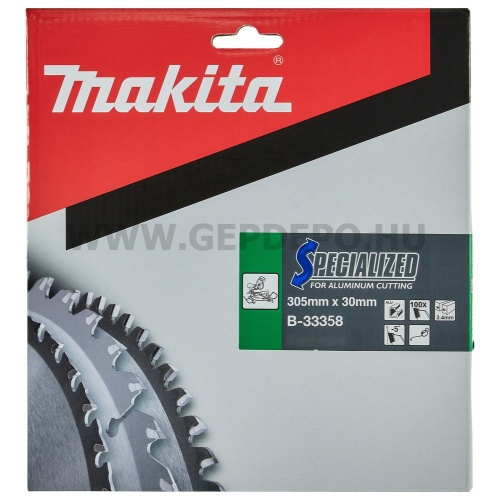 Makita Specialized körfűrészlap ALU vágó 305mm f:30 Z100