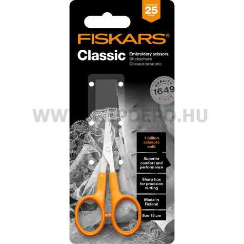 Fiskars Classic kézimunka olló, 10 cm
