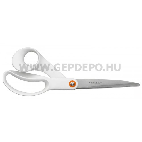 Fiskars nagyméretű általános olló, 24 cm, fehér
