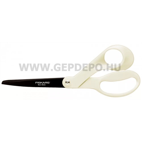 Fiskars Titánium bevonatú, tapadásmentes általános olló, 21 cm  fehér