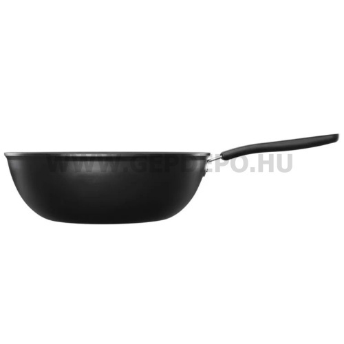 Fiskars Functional Form Wok serpenyő, 28 cm, rozsdamentes acél