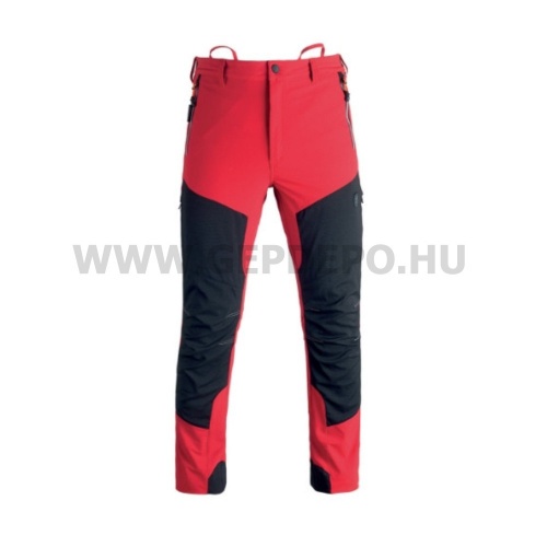 Kapriol Tech munkavédelmi nadrág, piros - XL