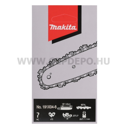Makita fűrészlánc 80TXL 45cm 0,325" 1,1mm