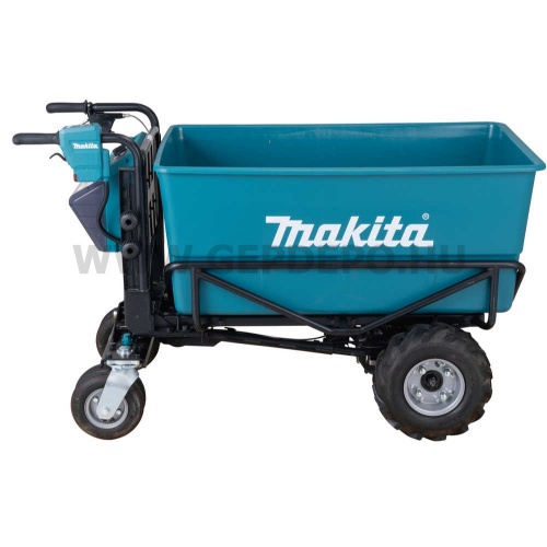 Makita DCU605Z akkus anyagmozgató talicska tartály felépítménnyel 300 kg 2x18V LXT BL XPT