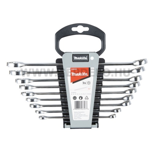 Makita csillag-villáskulcs készlet 8-18mm, 9 részes
