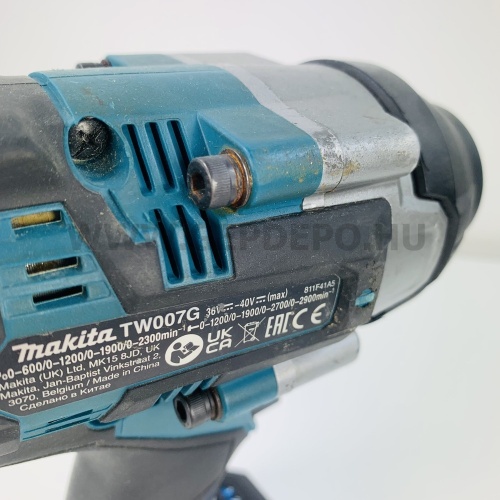 Makita TW007GD201 akkus ütvecsavarbehajtó 1/2" 40V max XGT BL (használt-garanciális)