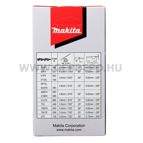 Makita fűrészlánc 25AP 11,5 cm 1/4" 1,3mm