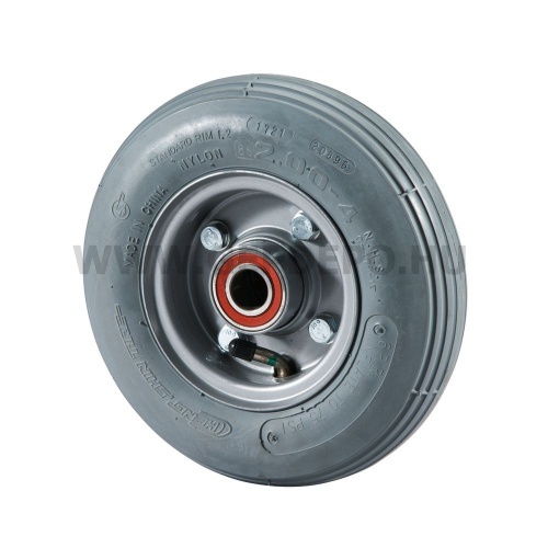 Makita DCU60X akkus anyagmozgató talicskához tömlős kerék szürke 210mm ipari padlóhoz 1db