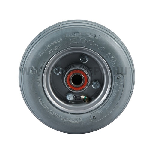 Makita DCU60X akkus anyagmozgató talicskához tömlős kerék szürke 210mm ipari padlóhoz 1db