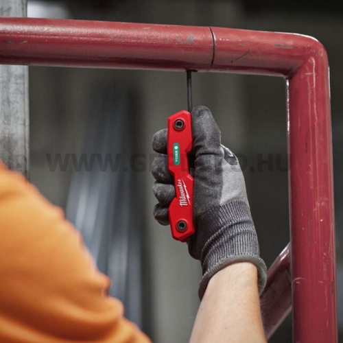 Milwaukee torx összecsukható metrikus kulcskészlet - 8 részes