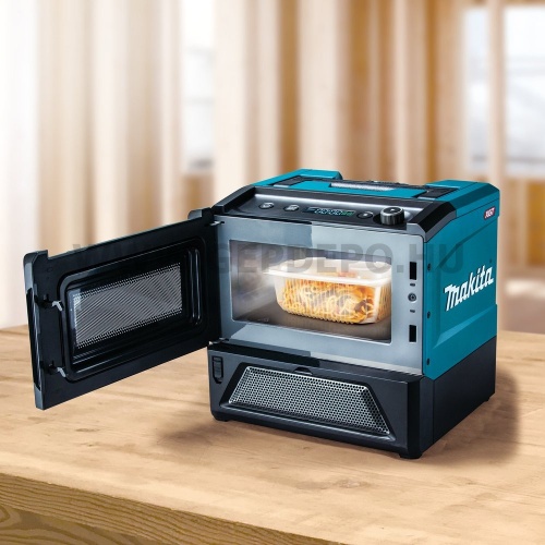 Makita MW001GZ akkus mikrohullámú sütő 350/500 W, 8 L 40V max XGT
