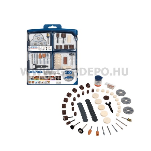 DREMEL 723 többcélú tartozékkészlet 100 részes