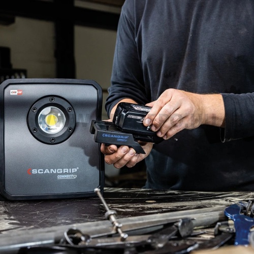 Scangrip NOVA 4 Connect Ledes Bluetooth kapcsolatos LED reflektor 4000 Lumen