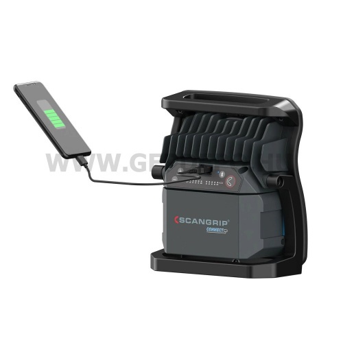 Scangrip NOVA 4 Connect Ledes Bluetooth kapcsolatos LED reflektor 4000 Lumen
