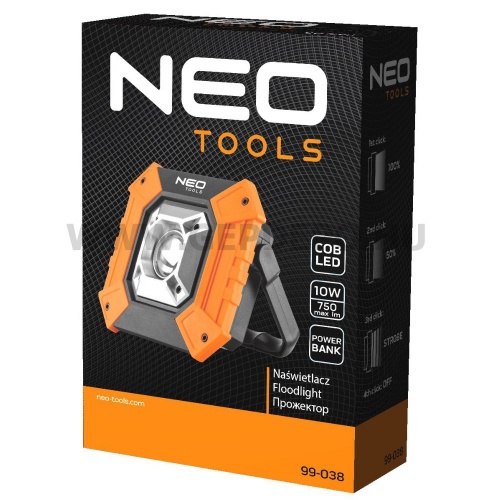 Neo Outdoor COB LED 3XAA elemes Reflektor 750 Lumen