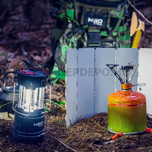 Neo Outdoor COB LED 3XAA elemes összecsukható Kempinglámpa 200 Lumen