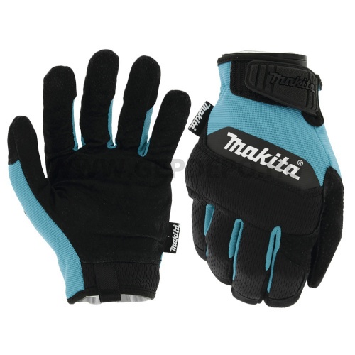 Makita munkakesztyű 100% természetes bőr tenyérrel - M/8