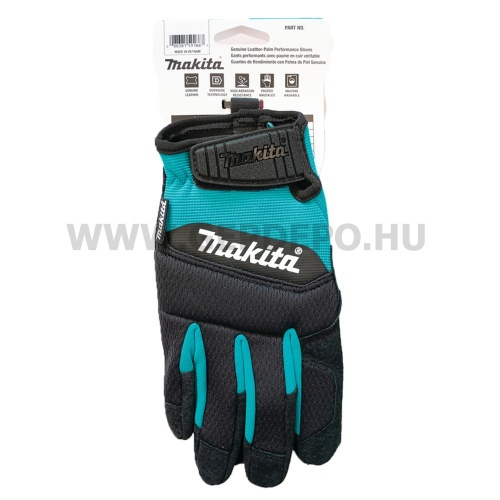 Makita munkakesztyű 100% természetes bőr tenyérrel - XL/10