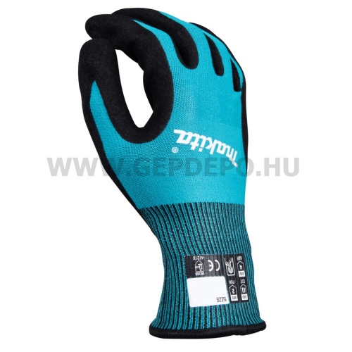 Makita vágásbiztos munkakesztyű nitril bevonattal - 1/A vágási szint - L/9