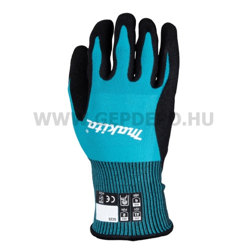 Makita vágásbiztos munkakesztyű nitril bevonattal - 1/A vágási szint - XL/10