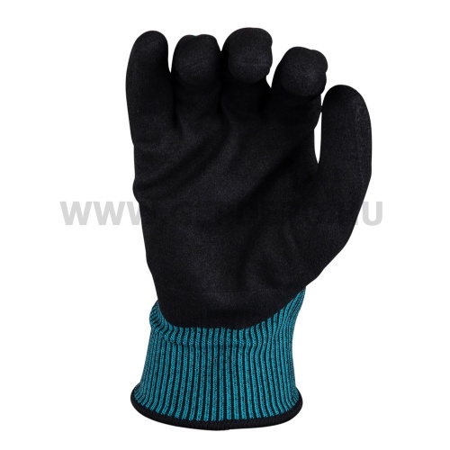 Makita vágásbiztos munkakesztyű nitril bevonattal - 1/A vágási szint - XL/10