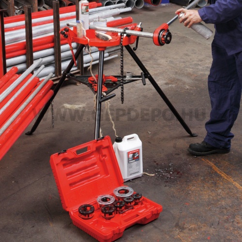 Rothenberger SUPER CUT kézi csőmenetvágó készlet BSPT R, 1/2–1.1/4"