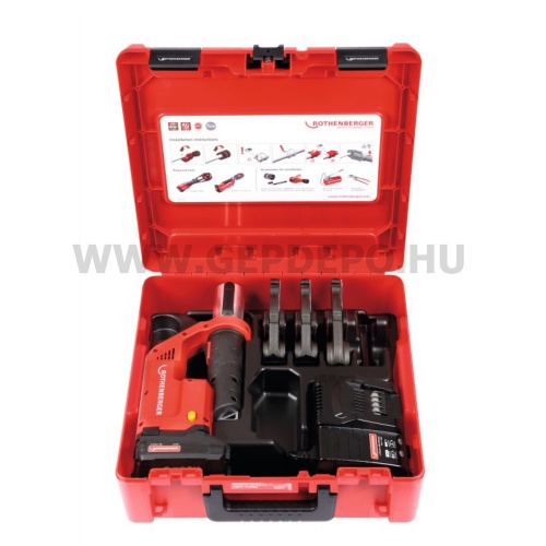 Rothenberger ROMAX Compact TT akkus elektro-hidraulikus présgép TH16-20-26