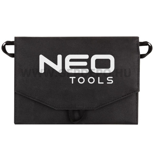 Neo Outdoor Hordozható 15 W napelemes töltő telefon, laptop töltésére, 2db USB porttal