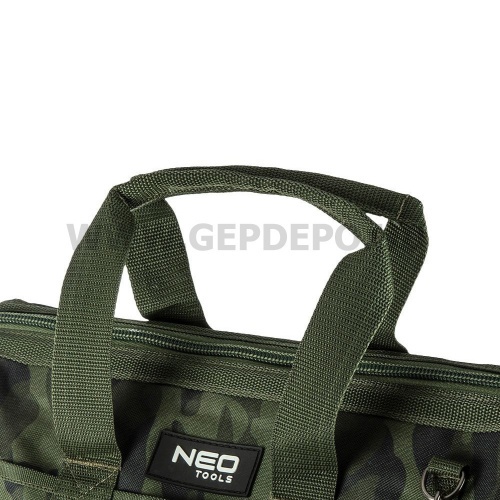 Neo Outdoor terepmintás szerszámtáska, 40 x 22 x 33 cm