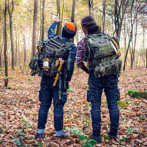 Neo Outdoor terepszínű  30 literes taktikai túra hátizsák, 600D poliészterből