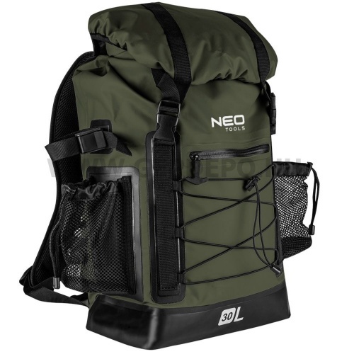 Neo Outdoor vízálló hátizsák 30 literes, sötétzöld színben