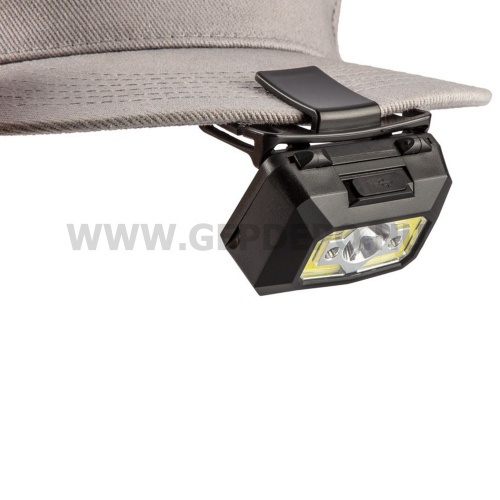 Neo fejlámpa mozgásérzékelővel, tölthető, USB, COB LED, 250 lm
