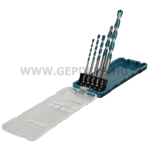 Makita 1/4" befogású TCT multi anyag fúró készlet 5db-os 4-10 mm