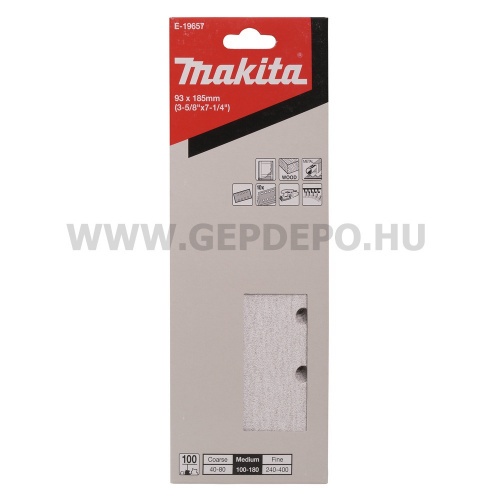 Makita csiszolópapír 93x185mm K100 10db
