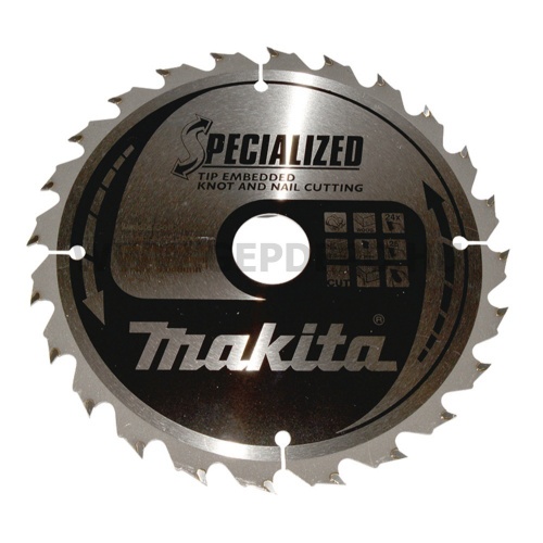 Makita Specialized körfűrészlap szög, csomósfa 190mm f:30 Z24