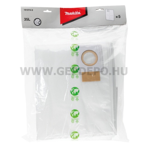 Papír porzsák VC006GM / VC007GL porszívókhoz porzsák 35L 5db / csomag