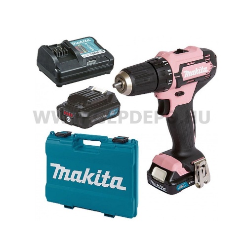Makita DF333DWAP2 fúró-csavarbehajtó 10,8V-12V Max CXT PINK