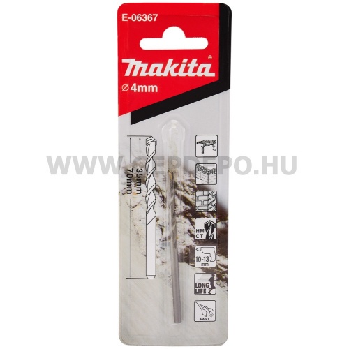 Makita kőfúró,  4 x 70 mm