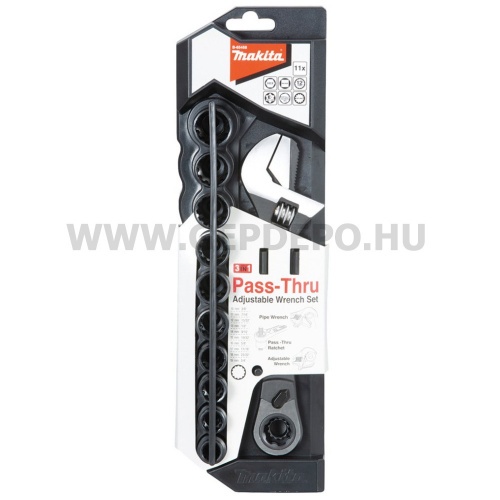 Makita átmenő Multi kulcs készlet 10-19mm 11 részes