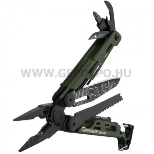Leatherman Signal multiszerszám (dobozos), zöld topo