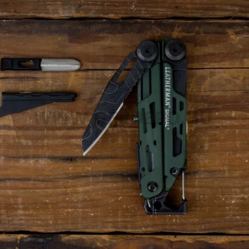 Leatherman Signal multiszerszám (dobozos), zöld topo